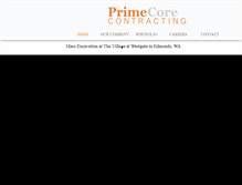 Tablet Screenshot of primecorecontracting.com